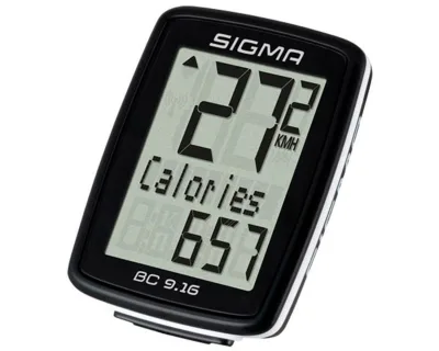 Велокомп'ютер Sigma Sport BC 9.16 провідний, чорний