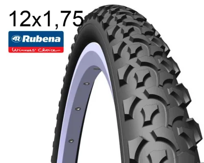 Покришка 12 1/2X1.75X2 1/4 (47-203) Mitas (Rubena) Rapid V36, Pre Classic, Чорна