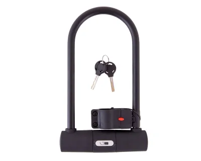 Замок Green Cycle U-lock на ключе GLK-468 чорний
