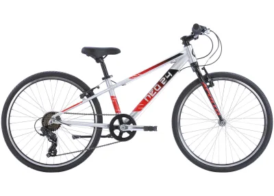 Велосипед 24" Apollo NEO 7s boys Brushed Alloy / Black /Red Fade