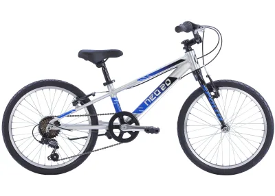 Велосипед 20" Apollo NEO 6s boys Brushed Alloy / Black / Blue Fade