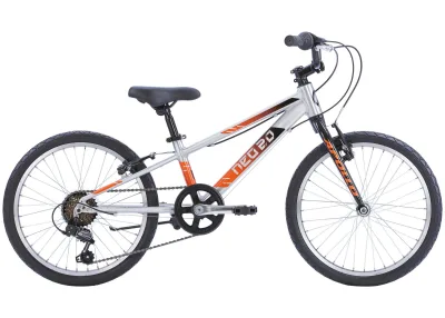 Велосипед 20" Apollo NEO 6s boys Brushed Alloy / Black / Orange Fade