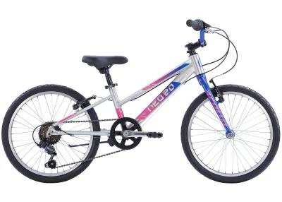 Велосипед 20" Apollo NEO 6s girls Brushed Alloy / Navy Blue / Pink Fade
