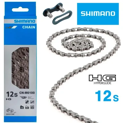 Ланцюг Shimano CN-M6100 DEORE 12-speed 126 links SIL-TEC + Quick-LINK