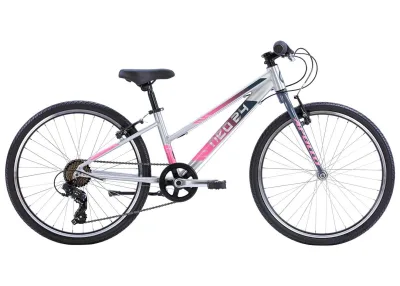 Велосипед 24" Apollo NEO 7s girls Brushed Alloy / Charcoal / Pink Fade