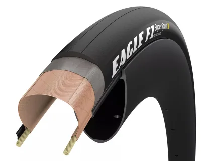 Покришка 700x25 (25-622) GoodYear Eagle F1 SuperSport R Tubeless Complete Folding Black, 150tpi