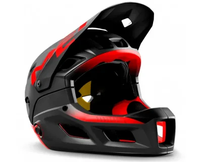 Шолом MET PARACHUTE MCR MIPS CE BLACK RED | MATT GLOSSY L (58-61)