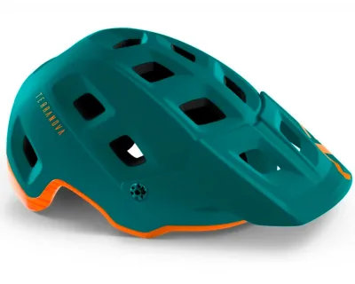 Шолом MET TERRANOVA CE ALPINE GREEN ORANGE | MATT GLOSSY M (56-58)