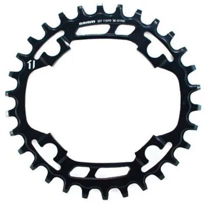 Зірка SRAM X-SYNC STEEL 30T 94BCD Steel 3.5mm Black 11шв