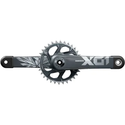 Шатуни SRAM X01 Eagle Boost 148 DUB 12s 165 w Direct Mount 32T X-SYNC 2 Chainring Lunar Polar Black (DUB Cups/Bearings not included) C3