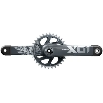 Шатуни SRAM X01 Eagle Superboost+ DUB 12s 165 w Direct Mount 32T X-SYNC 2 Chainring Lunar Polar Black (DUB Cups/Bearings not included) C3