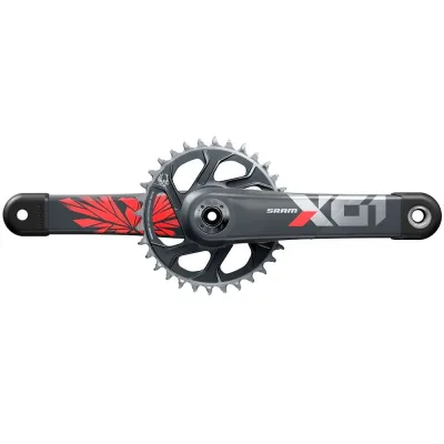 Шатуни SRAM set X01 Eagle DUB 12s 175 w Direct Mount 32T X-SYNC 2 Chainring Lunar Oxy (DUB Cups/Bearings not included) C2