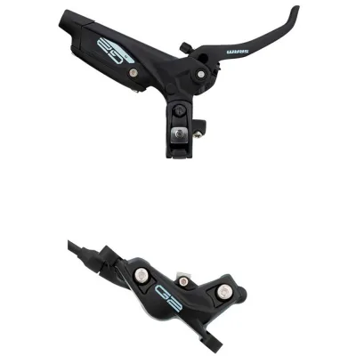 Гальма дискові SRAM G2 R (Reach) Aluminum Lever Diffusion Black Ano Rear 2000mm Hose (Rotor/Bracket sold separately)A2