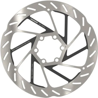 Ротор гальмівний SRAM HS2 160 мм 6-bolt (includes Steel Ротор гальмівний SRAM bolts) Rounded