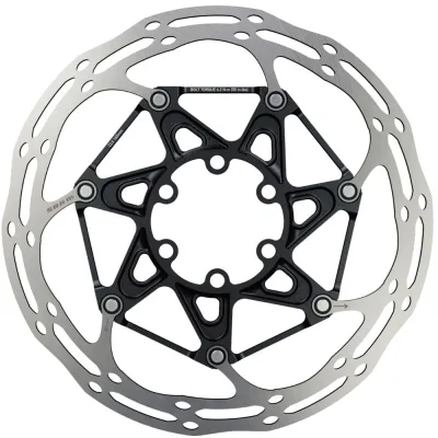 Ротор гальмівний SRAM Centerline 2 160 мм Black сталеві болти Rounded