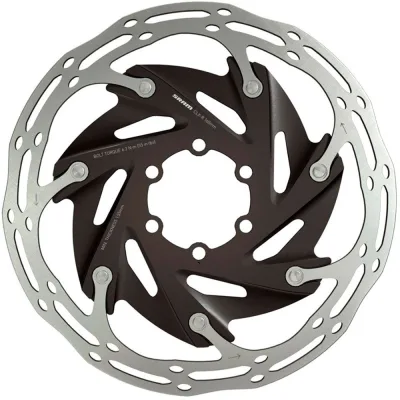 Ротор гальмівний SRAM Centerline X Road 2 Piece 140 мм Black (includes stainless steel bolts) Rounded