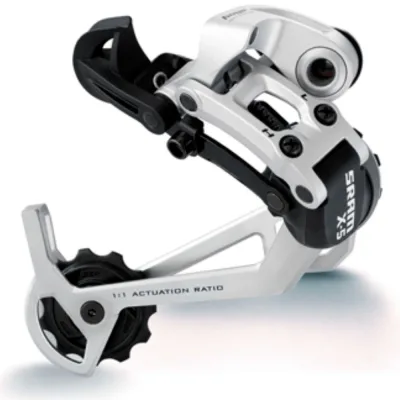 Перемикач задній Sram X5 9SP  AL SLV, довга лапка