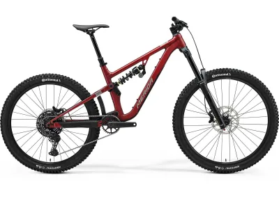 Велосипед 27.5-29" Merida ONE-SIXTY FR 400 (2025) рама - S Silk Dark Strawberry (Grey/Blk)