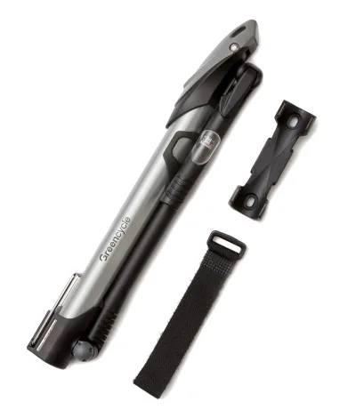 Мінінасос Green Cycle GPM-271, алюмінієвий зі шлангом і манометром, presta+schreder, 140psi