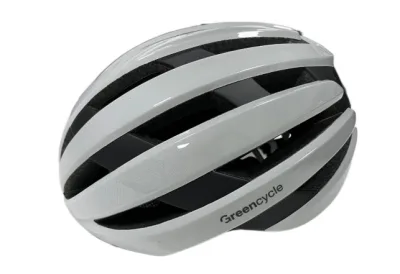 Шолом Green Cycle Alleycat RS розмір 58-61см біло-сірий глянець