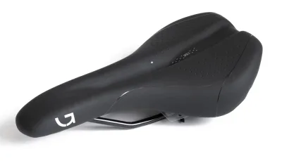 Седло Green Cycle Active Air 150, сталеві рейли, чорне