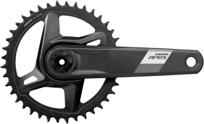 Комплект шатунів Sram APEX 1 DUB WIDE, 175мм 40T, чорні (OEM)