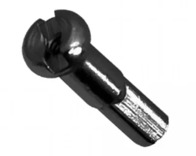 Ніпель Rodi 14/13G, 14x2,3 мм, латунь, чорний, 36 шт.