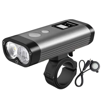 Велосипедна фара Ravemen PR1400 (1400 lm, 5200 mAh) дротова кнопка