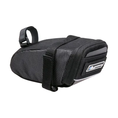 Сумка Longus MUD L під сідло 0,9L з крилом, чорний Velcro
