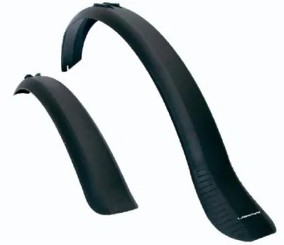 Крила Longus переднє+заднє, пластик 55 мм, для 26"/28" коліс (комплект)