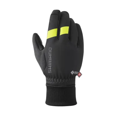 Рукавички Shimano Windstopper Primaloft чорно-жовті розм. M