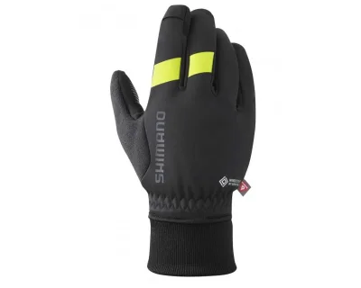 Рукавички Shimano Windstopper Primaloft чорно-жовті розм. L