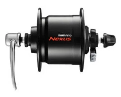 Втулка задня Shimano, Динамо- DH-C3000-3N-QR, NEXUS, 6V 3.0W, OLD:100MM, QR ексцентр, W/SM-DH10, чорн,9x100 QR, насипний, 100 мм,ексцентрик, 32H