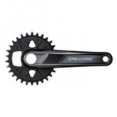 Шатуни Shimano FC-M6120-1 DEORE, інтегрована вісь, 175мм 32 12-шв. CL-55мм, без каретки