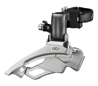 Перемикач передній Shimano FD-M371 ALTUS 3X9, DOWN-SWING 34.9мм (31.8/28.6 адапт) універс.тяга, для 44/48зуб