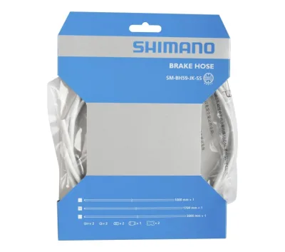 Гідролінія Shimano SM-BH59 для диск гальм, 1700мм з комплектом з'єднання, біла