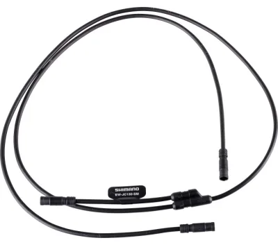 Y-конектор SHIMANO EW-JC130-SM E-TUBE на 3 роз'єми, з кабелями 350/50/450 мм