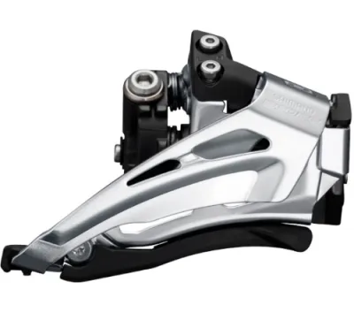 Перемикач передній Shimano FD-M6025-L, DEORE 2X10, LOW CLAMP, TOP-SWING, DOWN-PULL, хомут