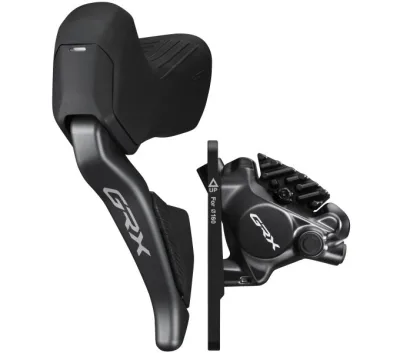 Тормоз гидравл диск Shimano RX825 GRX Di2, передний (левая тормозная ручка/шифтер ST-RX825 2-быстрый, BR-RX810, гидролиния 1000мм)