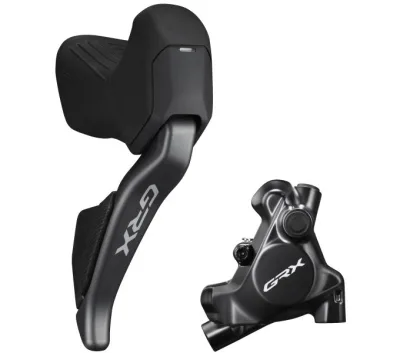 Тормоз гидравл диск Shimano RX825 GRX Di2, задний (правая тормозная ручка/шифтер ST-RX825 12-быстрый, BR-RX810, гидролиния 1700мм)