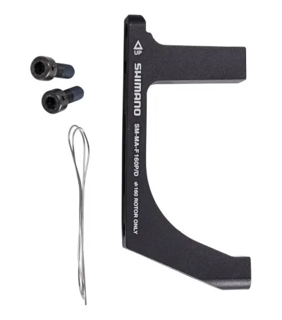 Адаптер для диск гальм шосе Shimano, передній SM-MA-F160PDA, ротора 160мм, FLATMOUNT