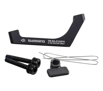 Адаптер для диск гальм шосе Shimano, задній SM-MA-R160PDH, ротора 160мм, болт 25мм, FLATMOUNT