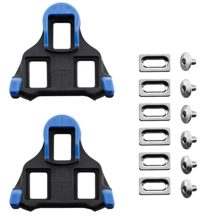 Шипи SHIMANO SM-SH12 SPD-SL шосе, 2° вільний хід, (сині)