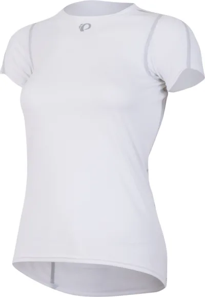 Термобілизна жіноча PEARL IZUMI TRANSFER BASE, короткий рукав, біла (L)