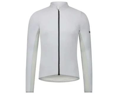 Велоджерсі Shimano Evolve long sleeve all season merino утеплене, сіре, розм. M