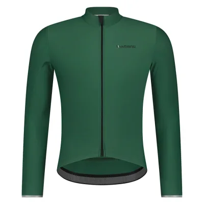 Велоджерсі Shimano Stile long sleeves утеплене, зелене, розм. S