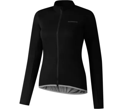 Вітровка жіноча Shimano WINDFLEX, чорна, волого- та вітрозахисна