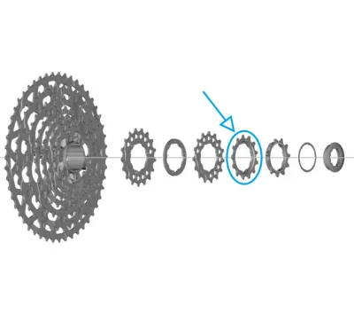 Зірка касети Shimano CS-LG700, 13зуб.