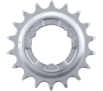Зірка для втулки Shimano Nexus 18 зуб.срібний