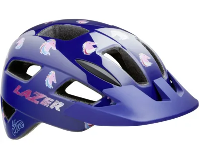Шолом LAZER Lil Gekko дитячий, фіолетовий з поні